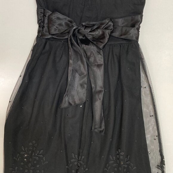 Suzy Shier Black Cocktail Dress with Sequin Detail XS - Picture 5 of 8